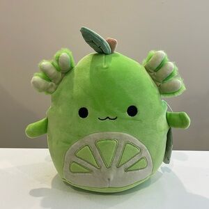NWT 8” Kyler the Lime 🍋‍🟩 Axolotl Squishmallow - Crossover Squad Series 2